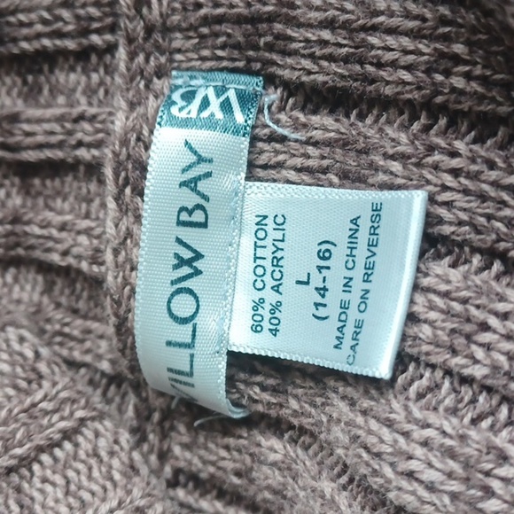 Willow bay cotton blend open cardigan sweater - Picture 5 of 6